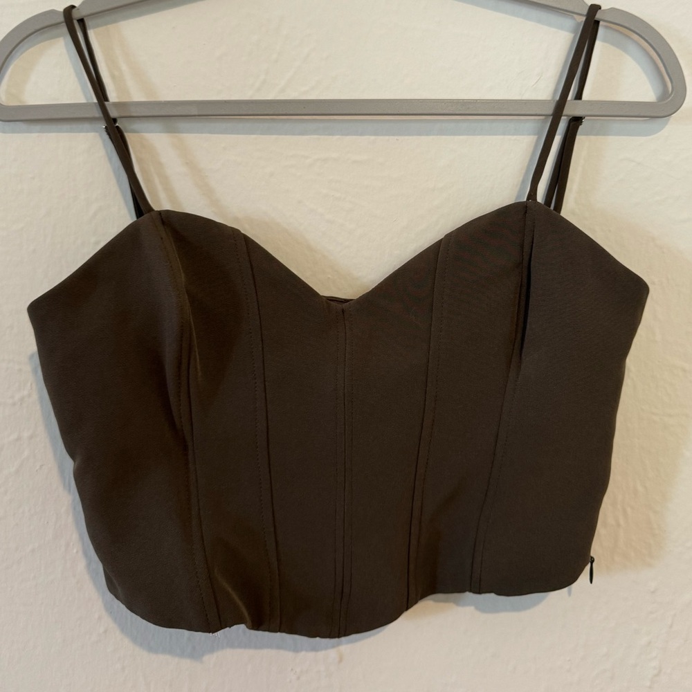 Zara corset style top, size small